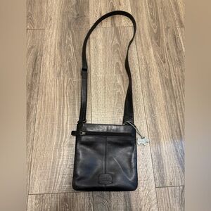 Radley London Black Leather crossbody handbag/purse